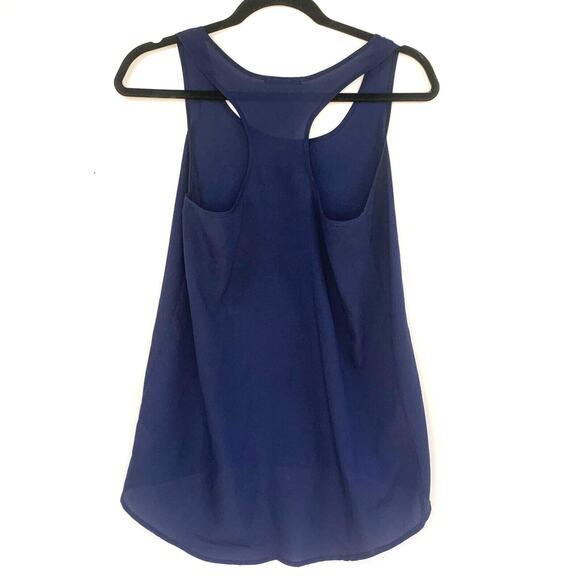 Soprano Tank Top Women Small Navy Blue Racerback Sleeveless Scoop Neck Pullover - Picture 4 of 9